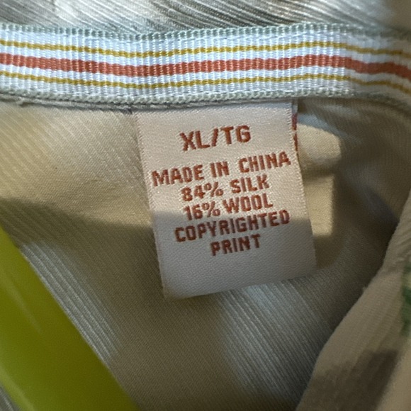 TOMMY BAHAMA Christmas Hawaiian Shirt Hula Girls Palms Guitars Decor Men's XL - Picture 8 of 16